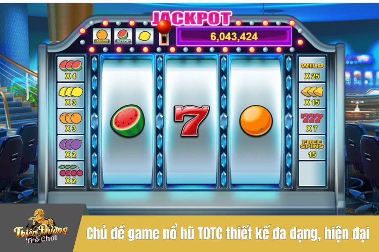 Chủ đề game nổ hũ TDTC thiết kế đa dạng, hiện đại