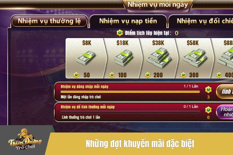 Những đợt khuyến mãi đặc biệt